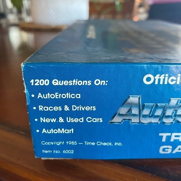 Autoweek Trivia Game 1985 officially licensed VINTAGE - Picture 6 of 6
